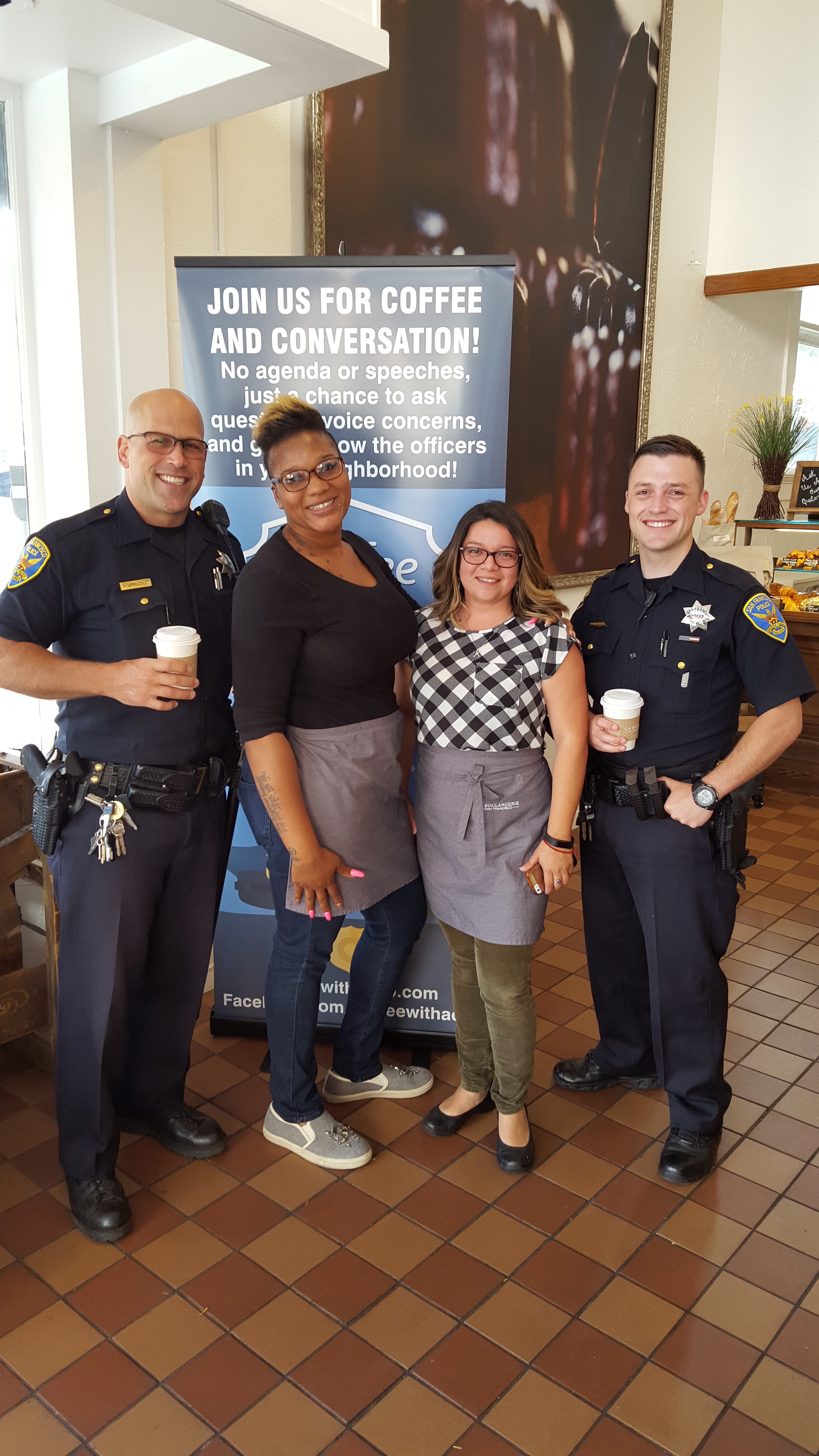 Picture from a 2016 SFPD Coffee with a Cop event