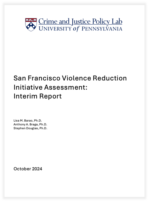 Cover page of San Francisco Violence Reduction Initiative Evaluation
