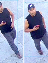 Image of person of interest in aggravated assault incident