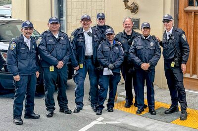Image of ALERT members before Park District Station deployment.