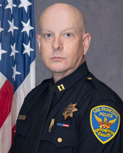 Image of Police Captain, Clayton Harmston.