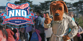 Hero image for national night out webpage with MacGruff the crime dog