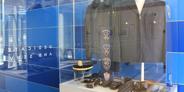 Police Headquarters Jackets, Shoulder Patches and Belt Equipment, mid-late 20th Century