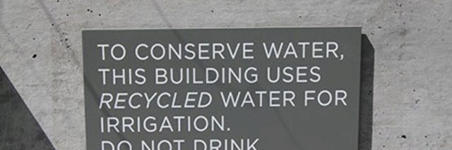 Police Headquarters Building Uses Recycled Water for Irrigation
